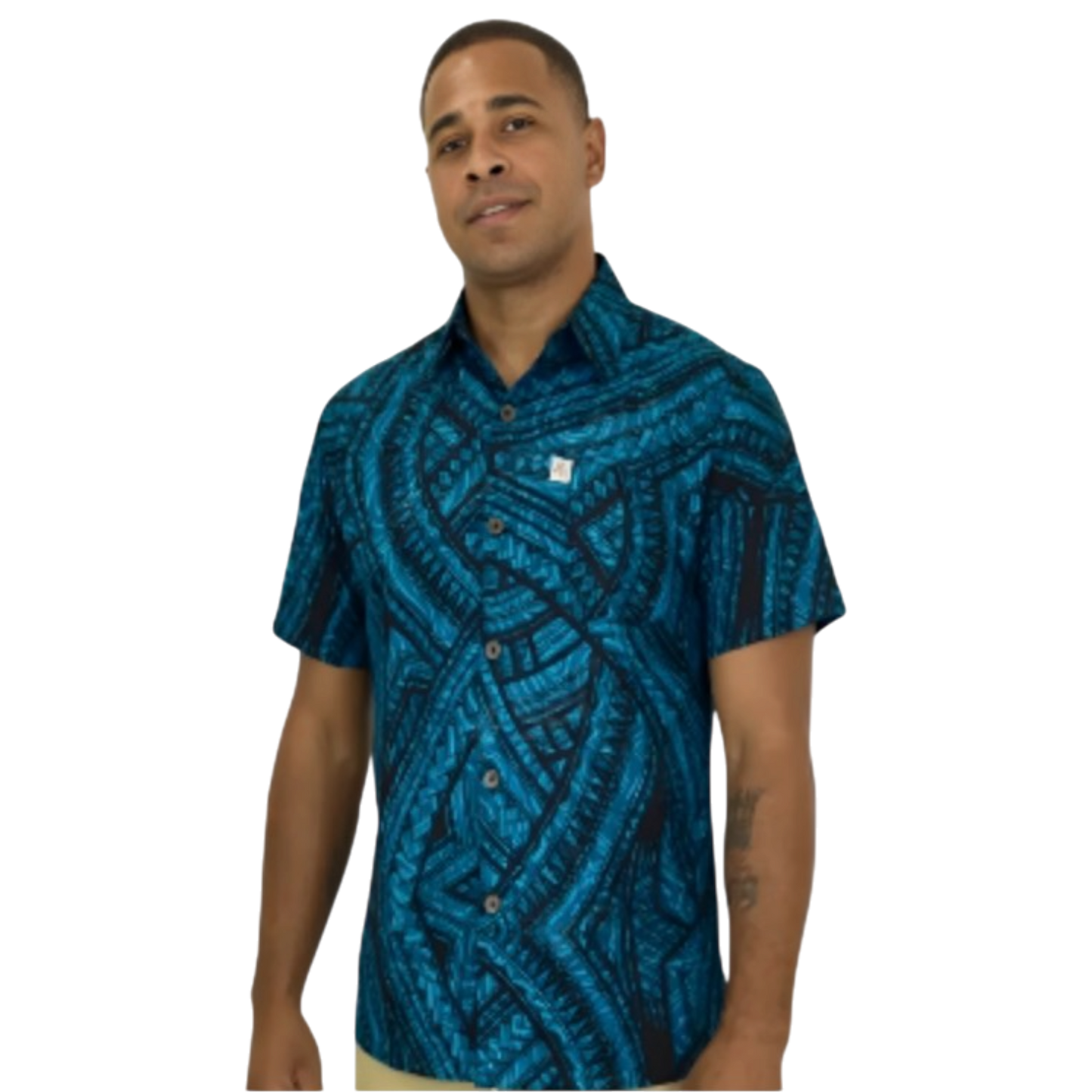 Tataau Teal Men’s Shirt