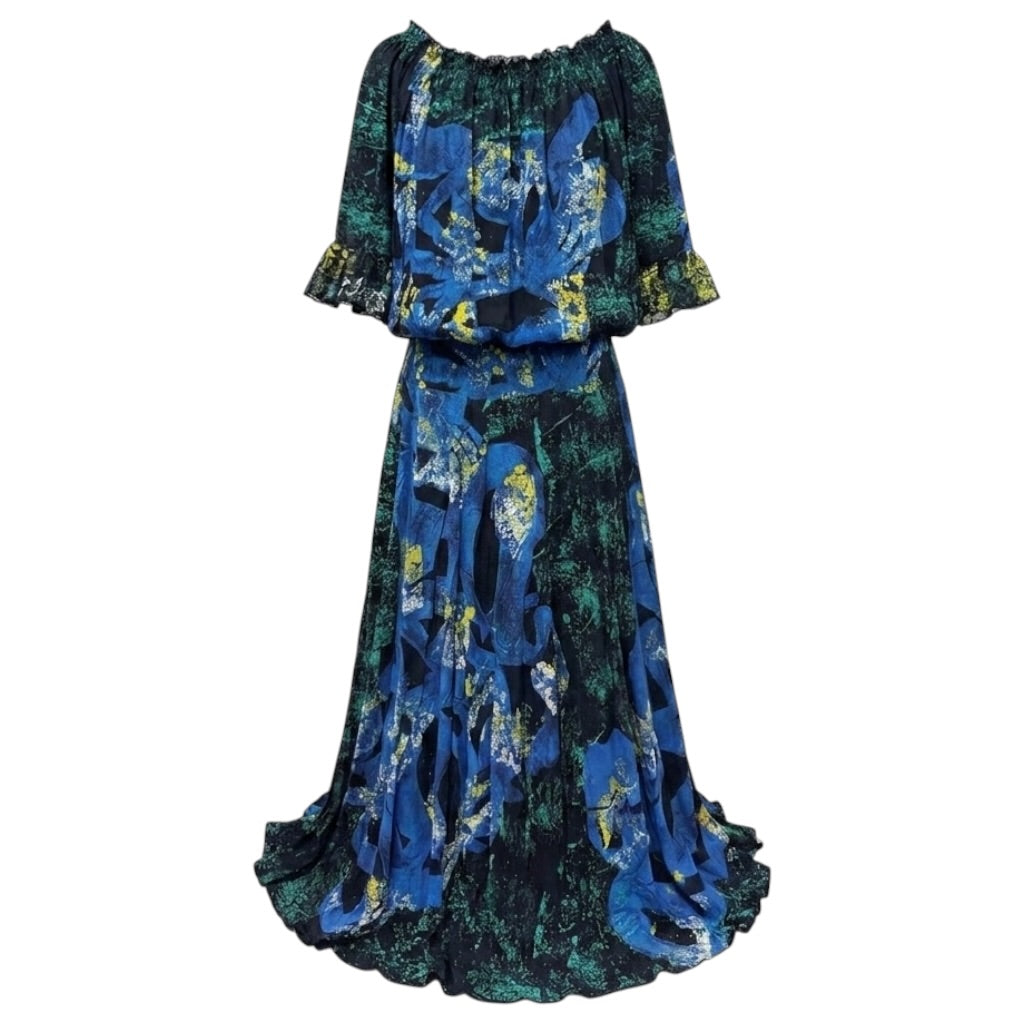 (Size 20) Hand-Painted Waist-band Dress
