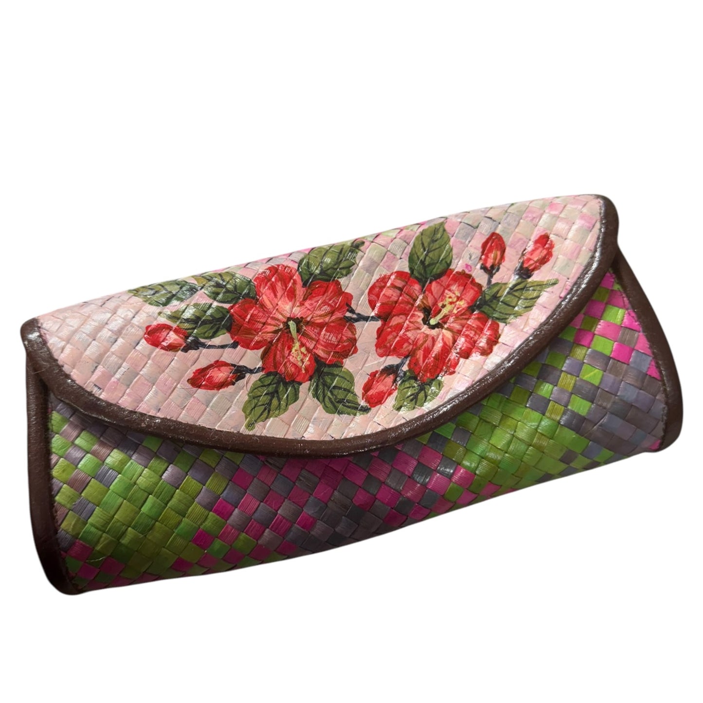 Mamalu Floral Hand-Painted Clutch