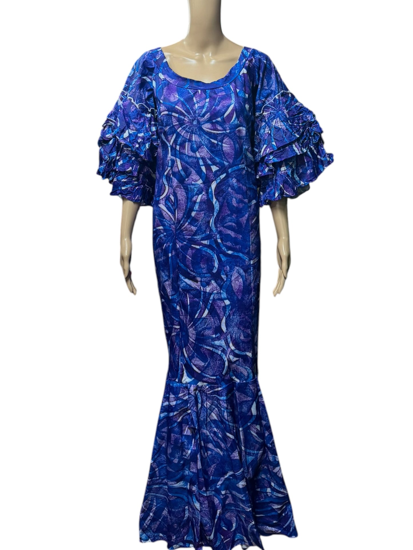 (Size 24) Mermaid Hand-painted Dress