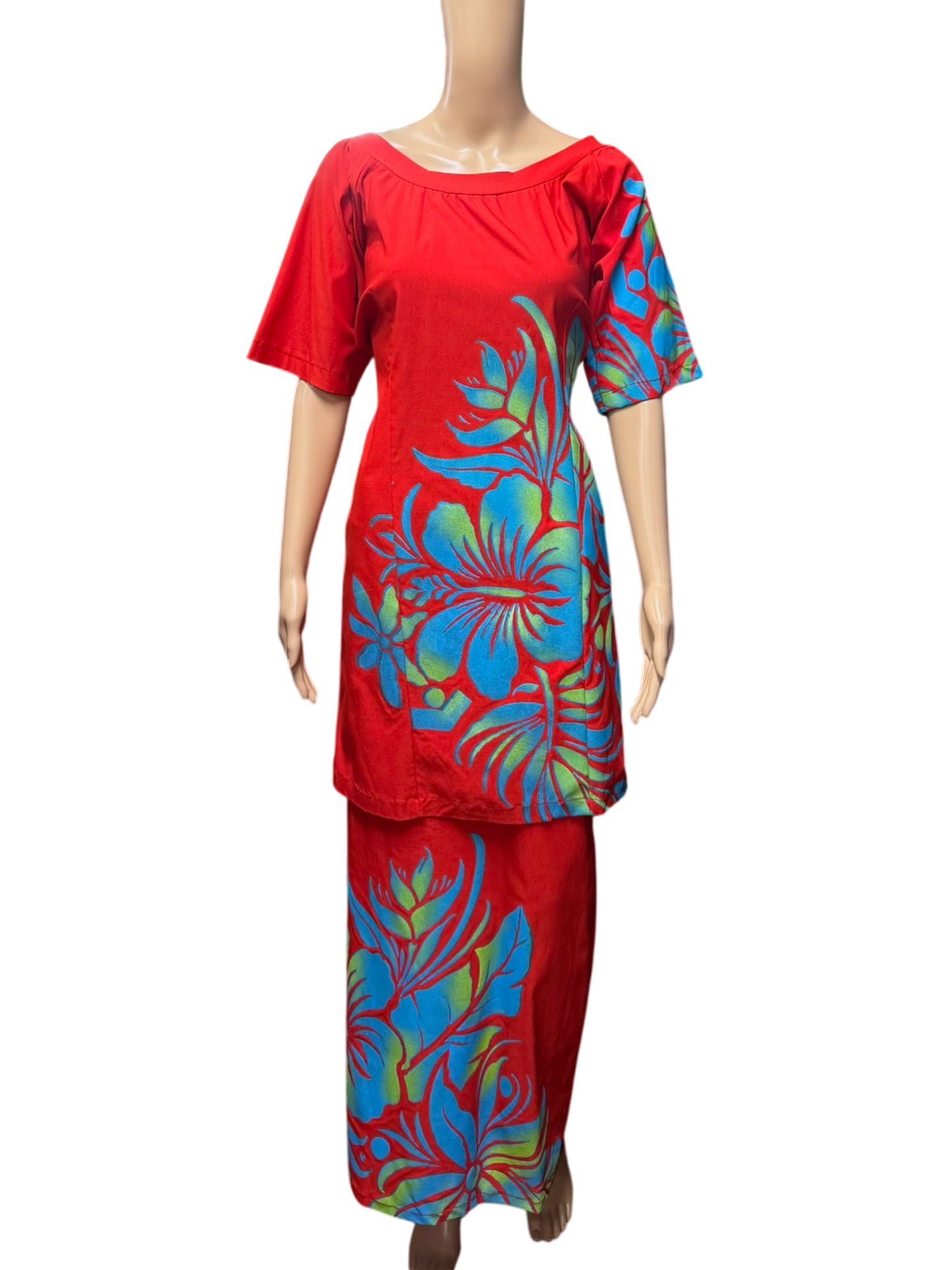 (Size 16) Hand-painted Puletasi