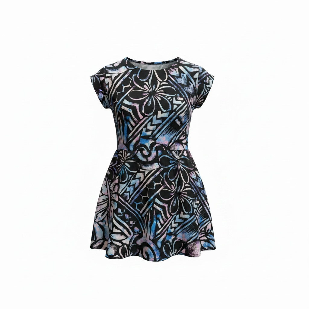 Purple Bula Girl's Dress