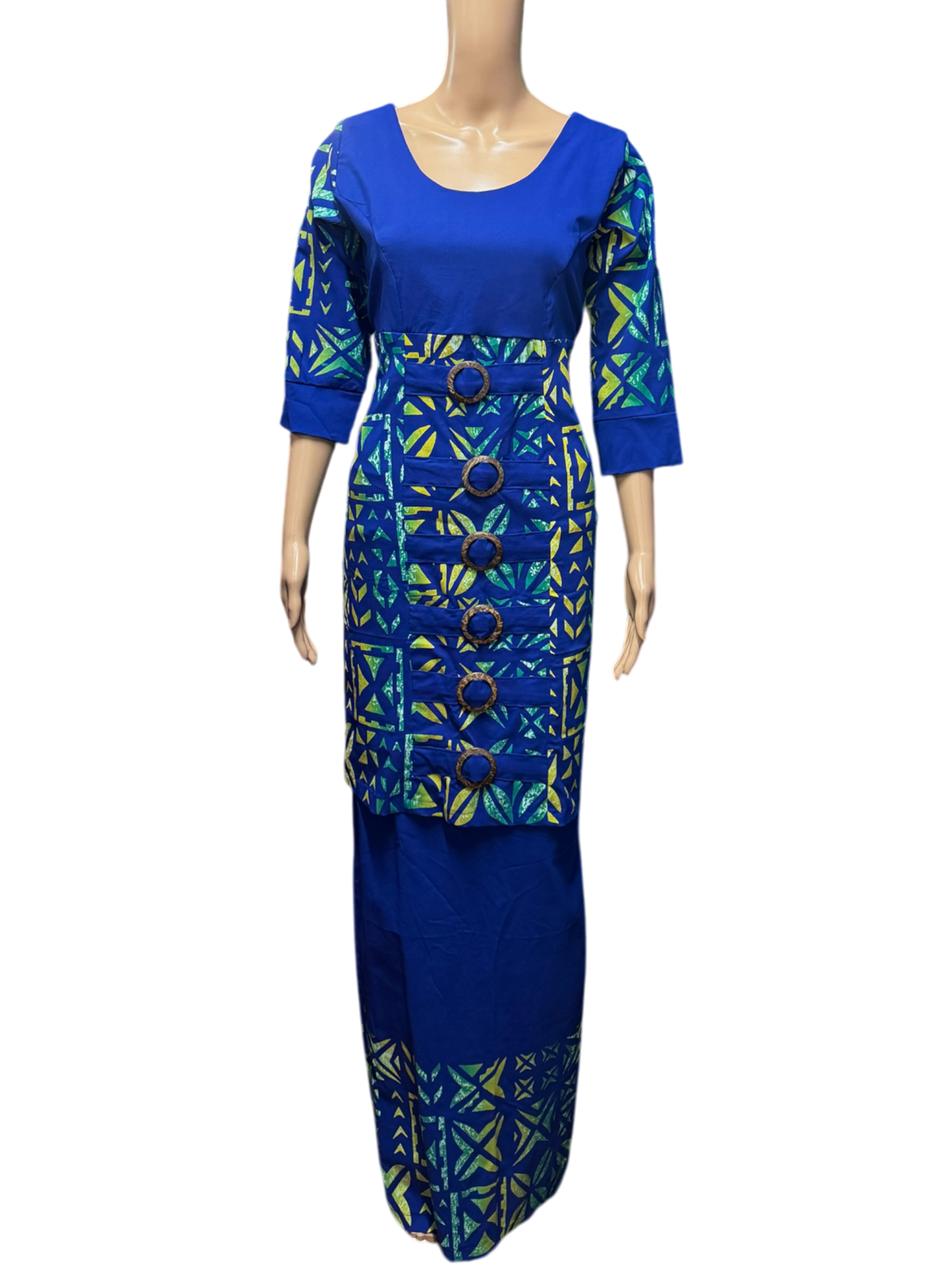 (Size 14) Hand-painted Puletasi