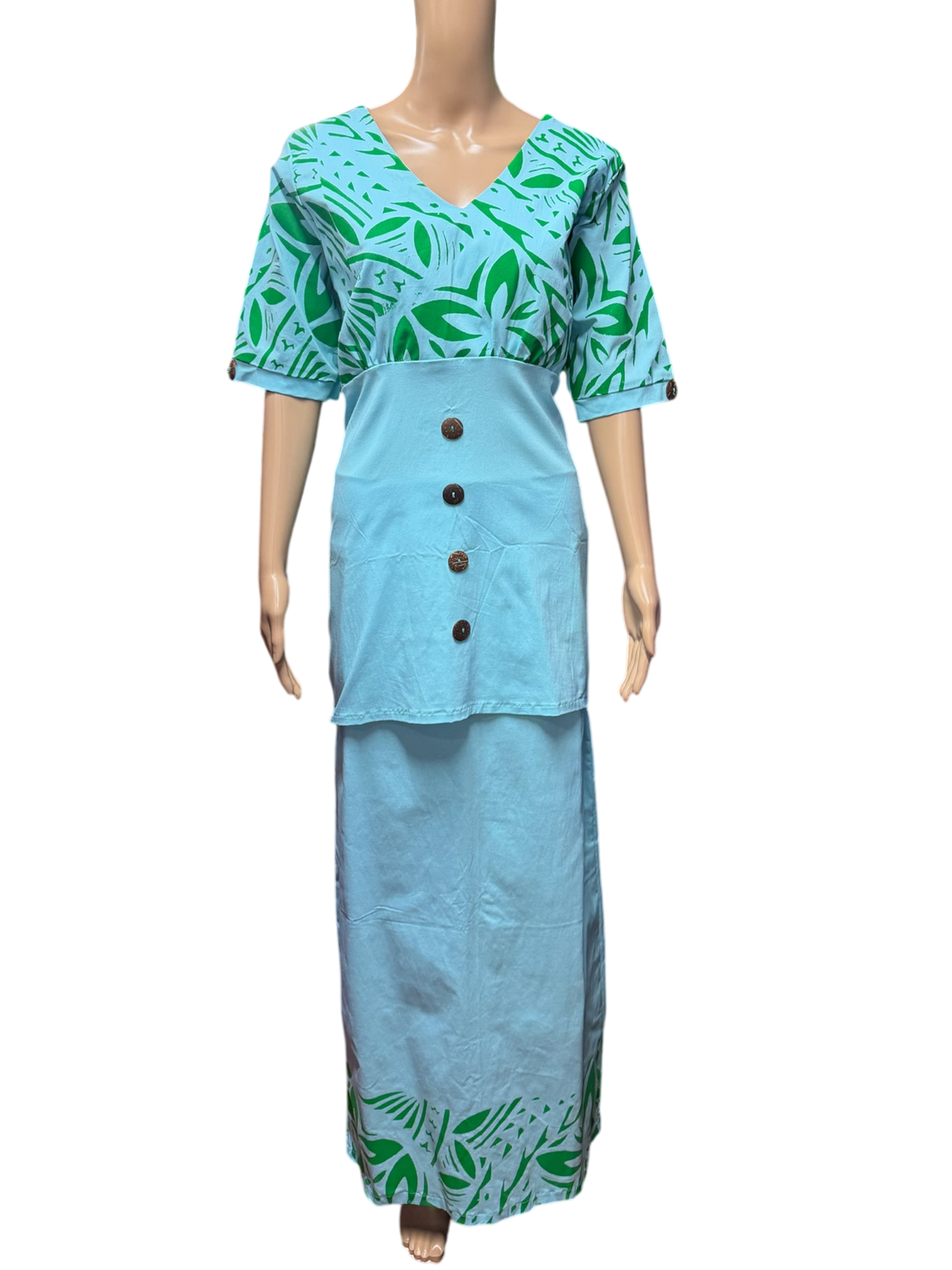 (Size 14) Hand-painted Puletasi