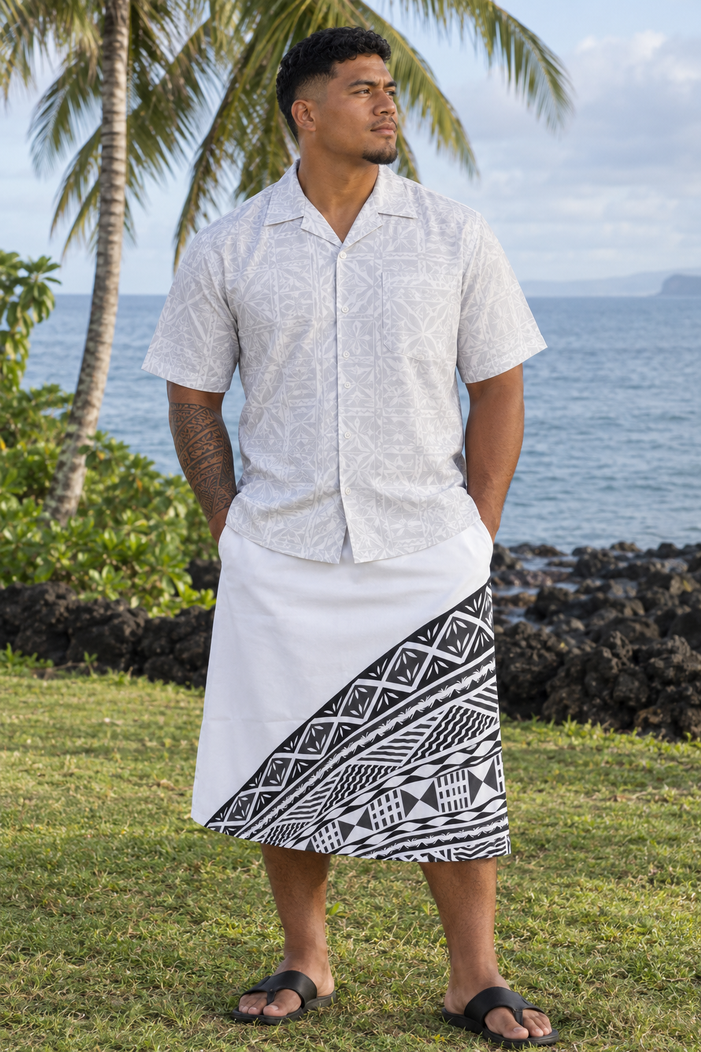 Men’s Ie Faitaga Printed- D10
