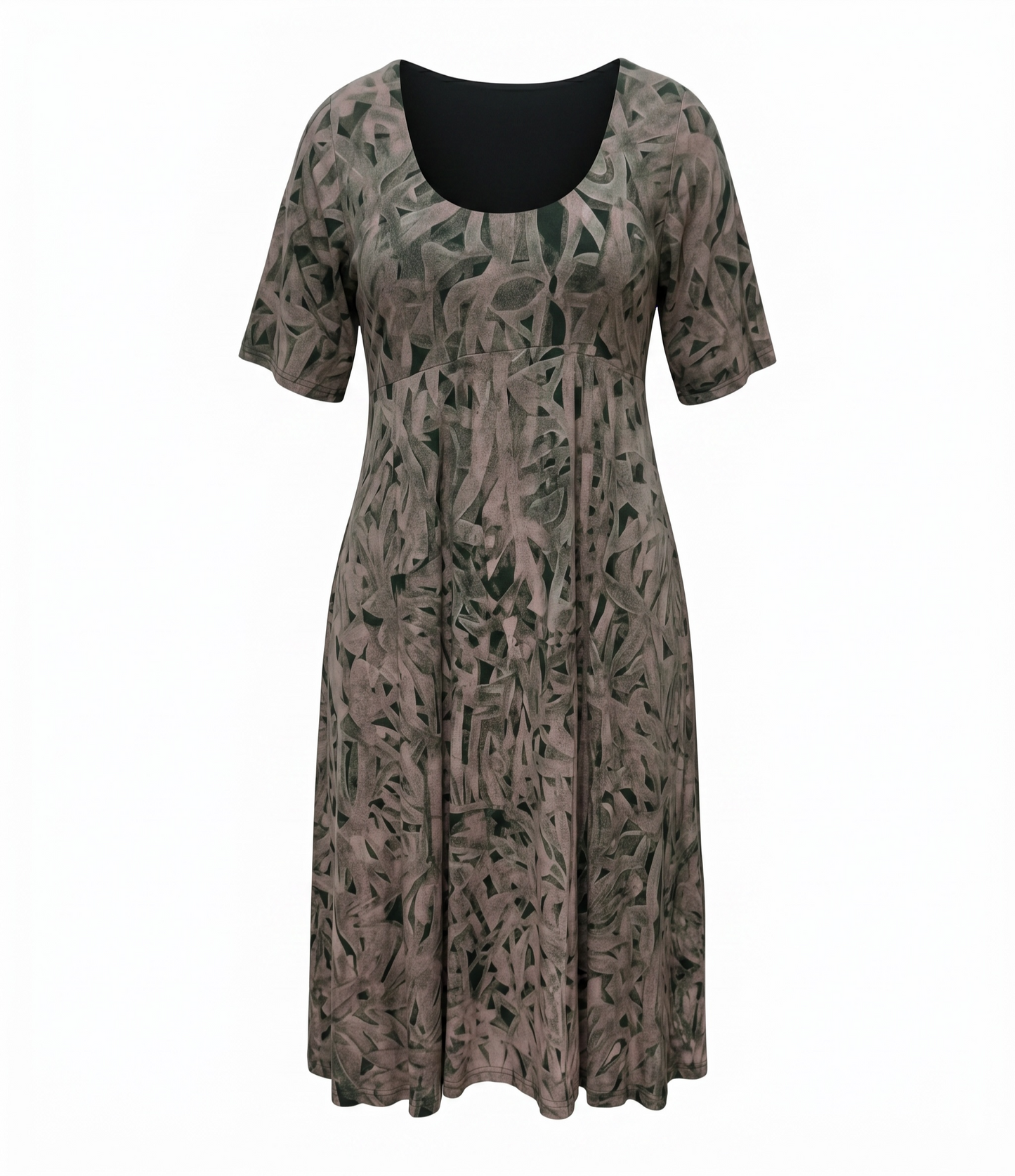 (Size 26) Hand-Painted A-Line Dress