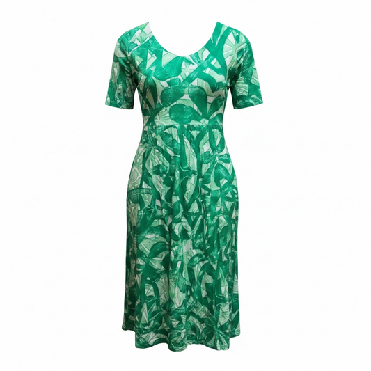 (Size 16) Hand-Painted A-Line Dress
