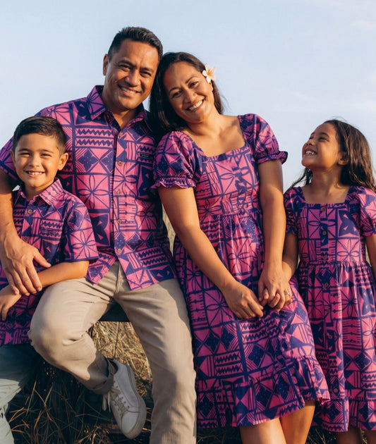 Lomai - Grape Boys Shirt