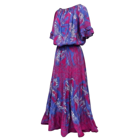 (Size 20) Hand-Painted Waist-band Dress
