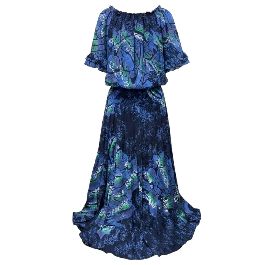 (Size 18) Hand-Painted Waist-band Dress