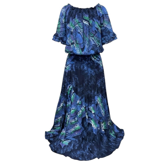 (Size 18) Hand-Painted Waist-band Dress
