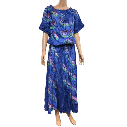 (Size 16) Hand-Painted Waist-band Dress