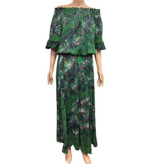 (Size 12) Hand-Painted Waist-band Dress