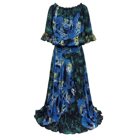 (Size 20) Hand-Painted Waist-band Dress