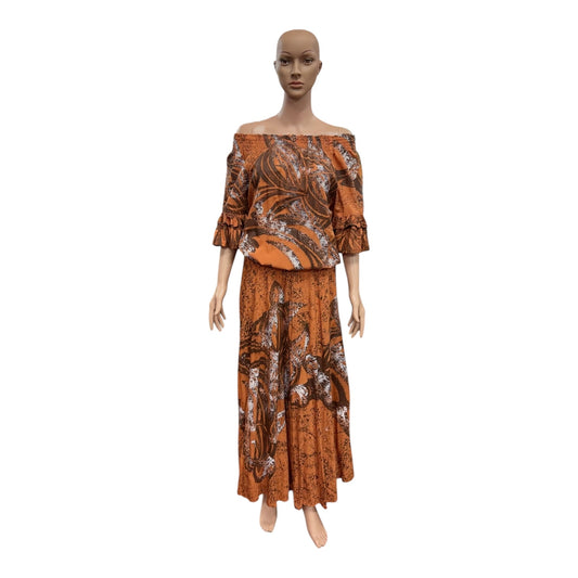 (Size 12) Hand-Painted Waist-band Dress