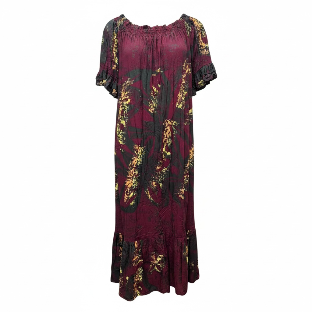 (Size 16) Hand-painted Muumuu dress