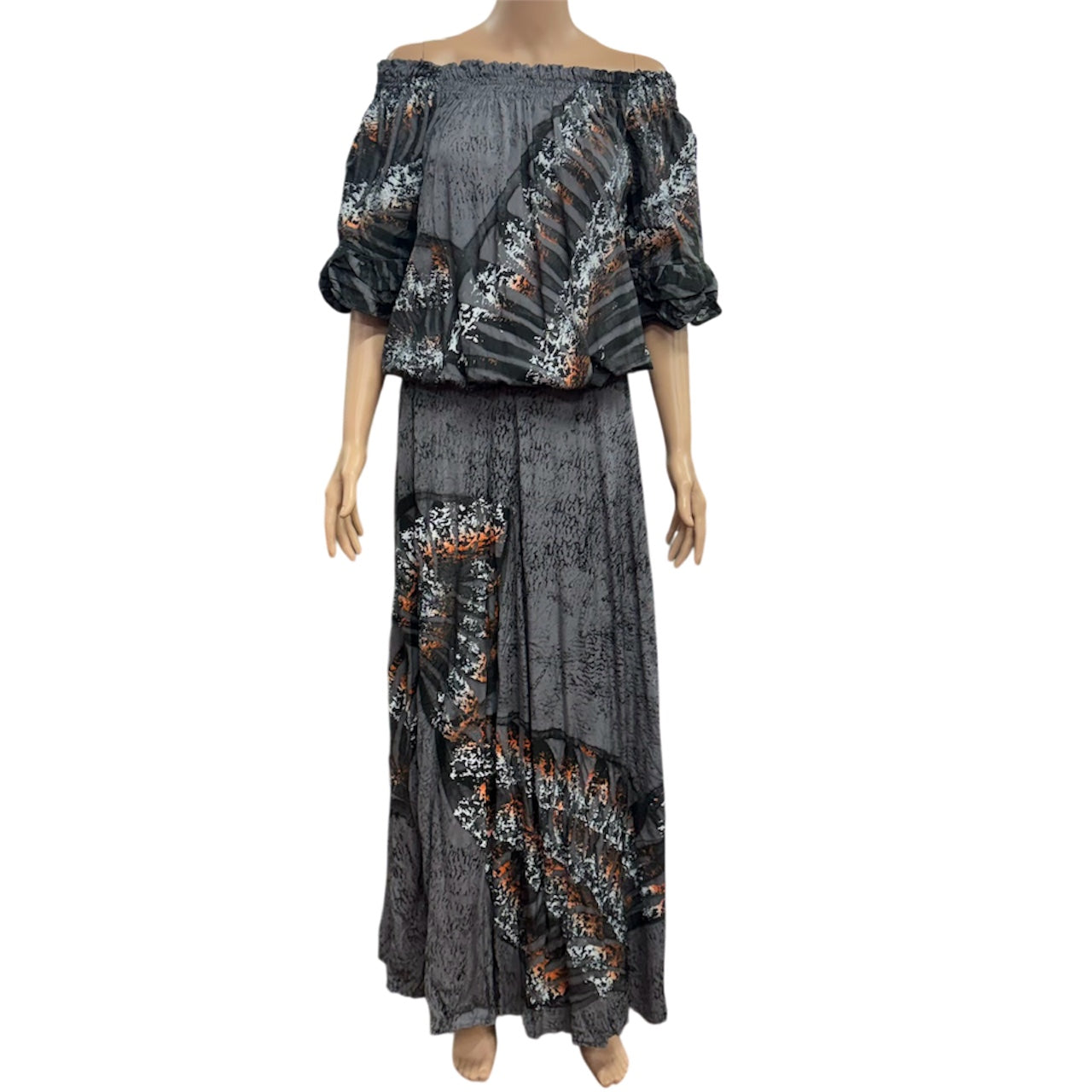 (Size 16) Hand-Painted Waist-band Dress