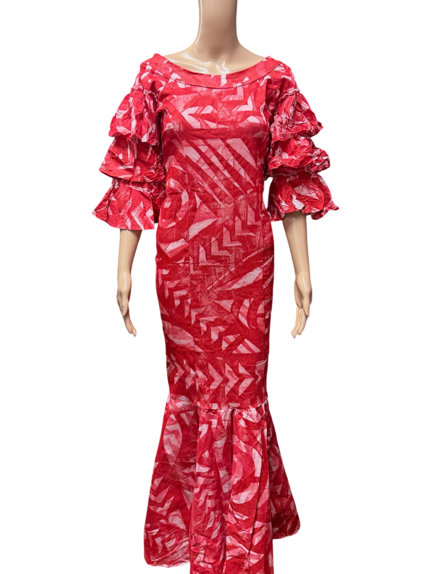 (Size 12) Mermaid Hand-painted Dress
