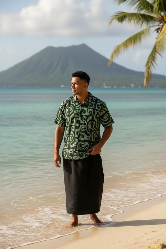 Emerald Geo Men’s Shirt