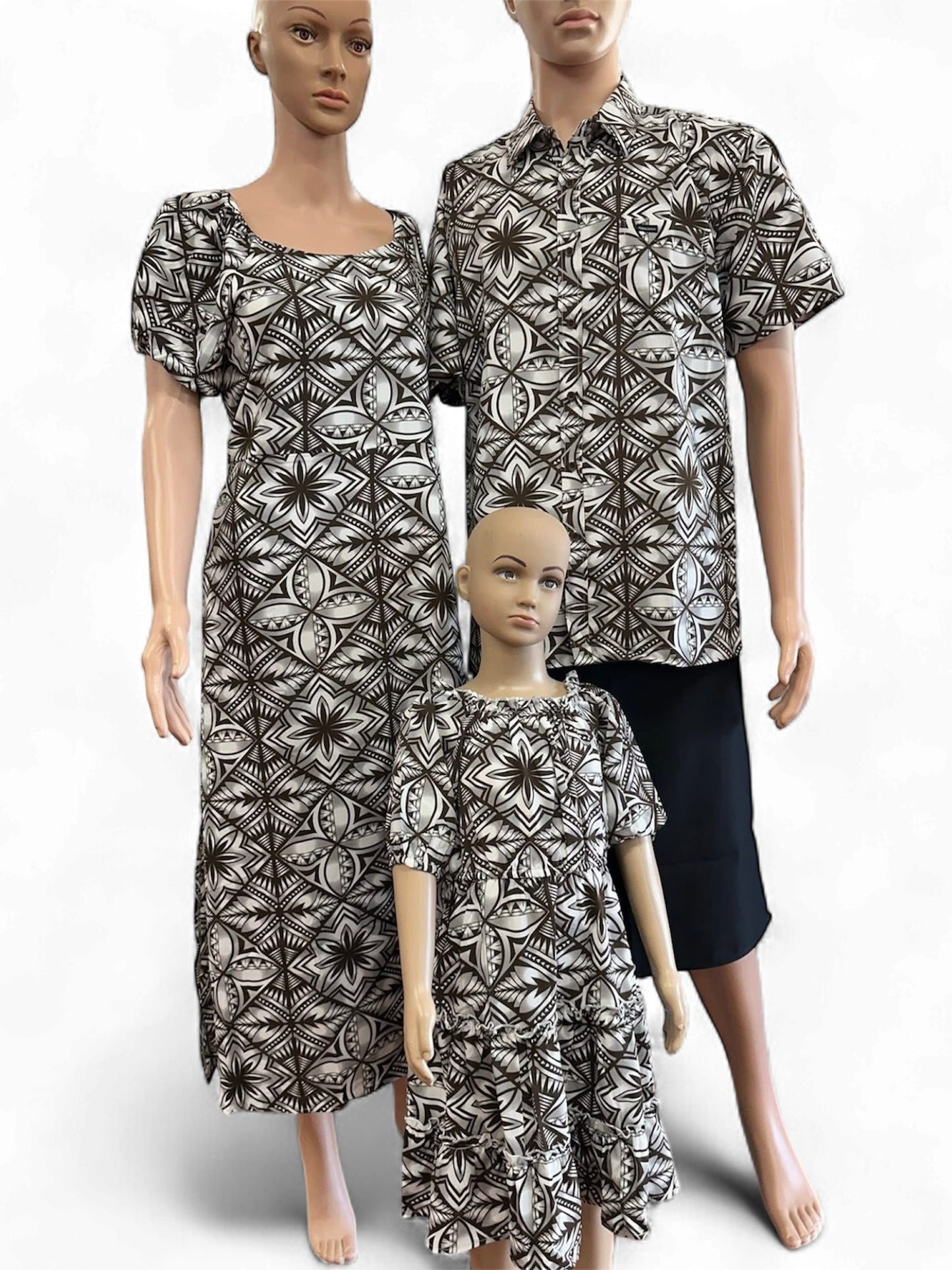 Brown Tiered Girl’s Dress