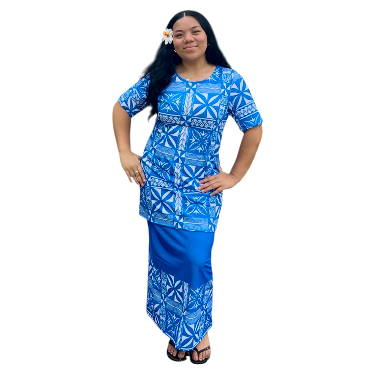 Blue Tapa Puletasi
