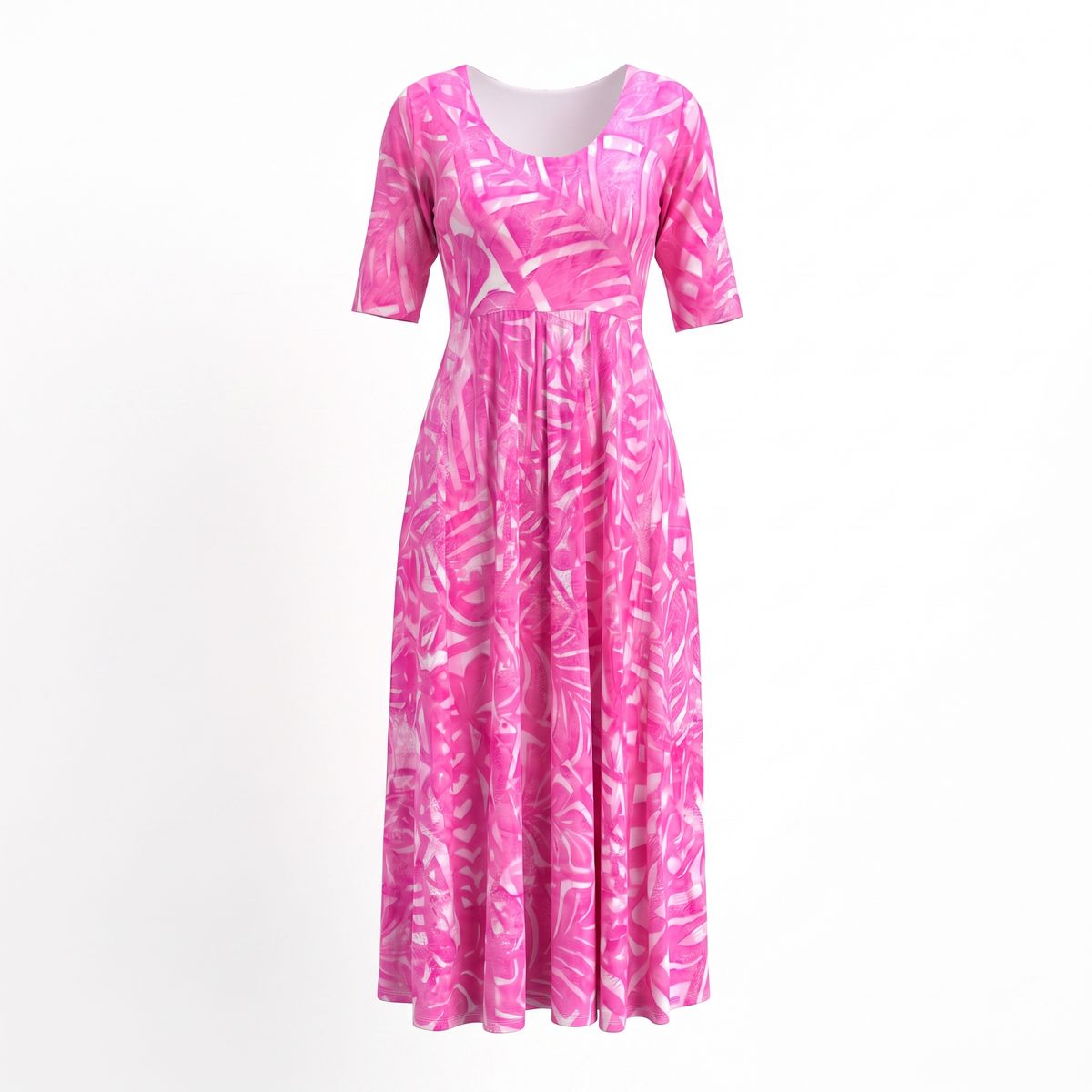 (Size 10) Hand-Painted A-Line Dress