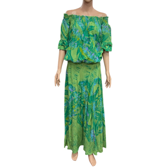 (Size 20) Hand-Painted Waist-band Dress