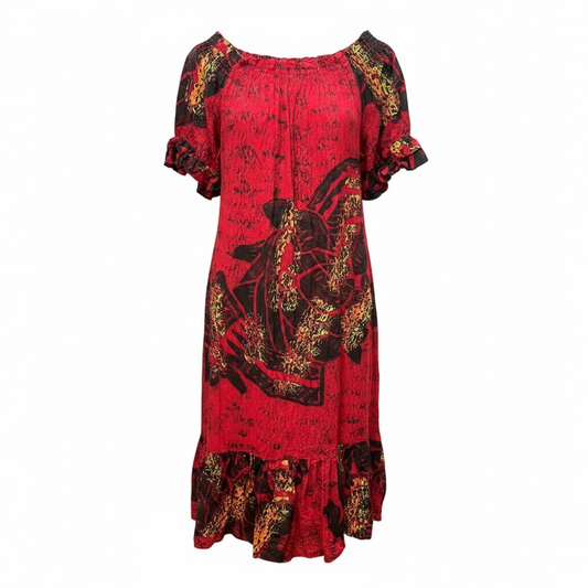 (Size 18) Hand-painted Muumuu dress