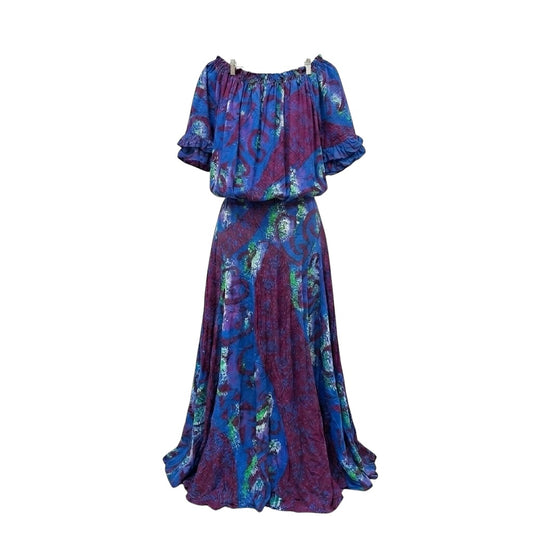 (Size 20) Hand-Painted Waist-band Dress
