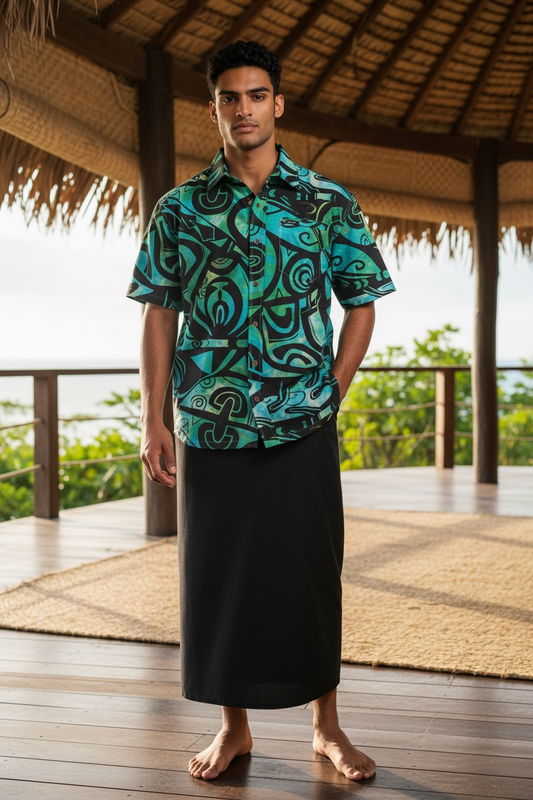 Teal Lagoon Men’s Shirt