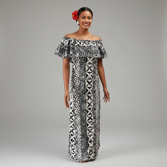 Onyx Tapa Women's Dress