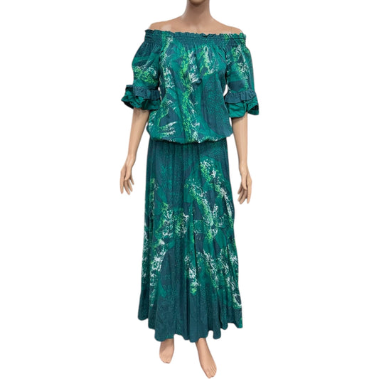 (Size 12) Hand-Painted Waist-band Dress