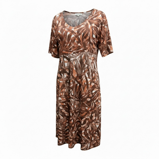 (Size 26) Hand-Painted A-Line Dress