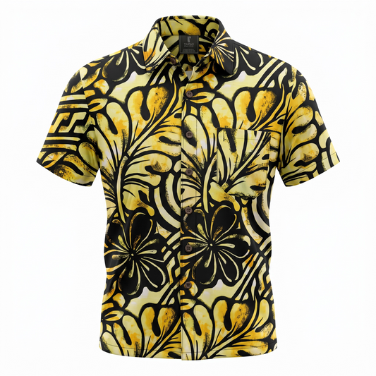 Yellow Bula Boy's Shirt