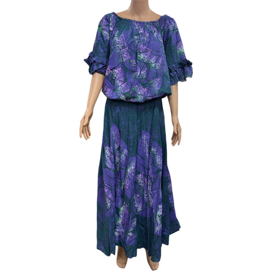 (Size 20) Hand-Painted Waist-band Dress