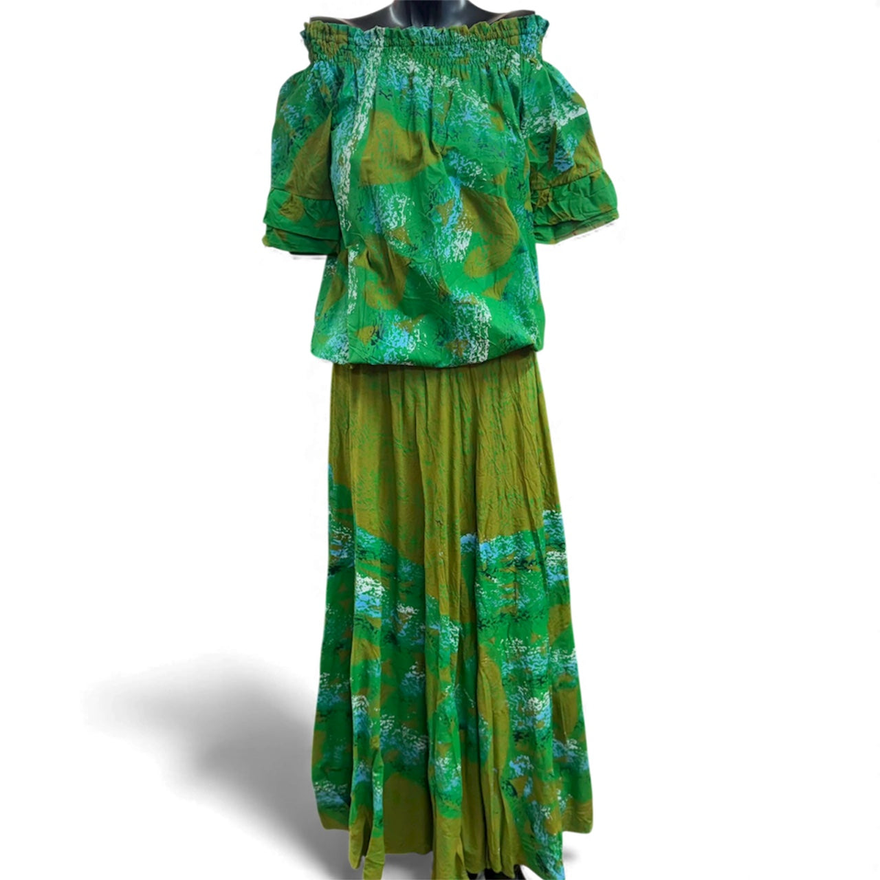 (Size 10) Hand-Painted Waist-band Dress