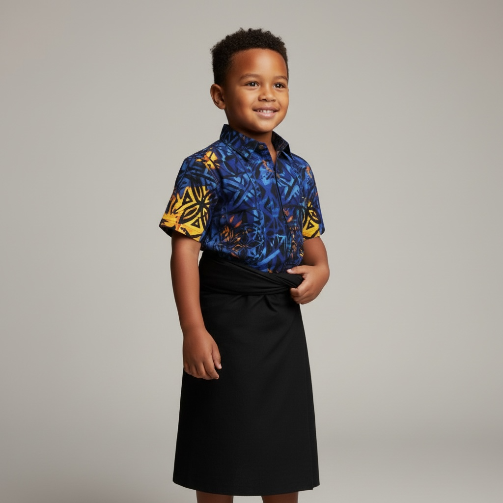 Mana Blue Boy's Shirt