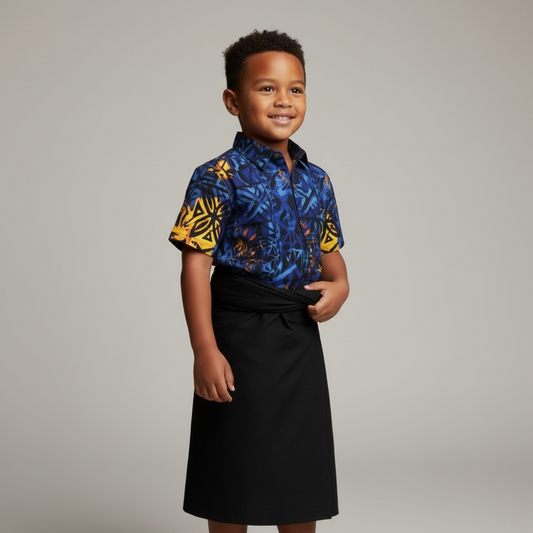 Mana Blue Boy's Shirt