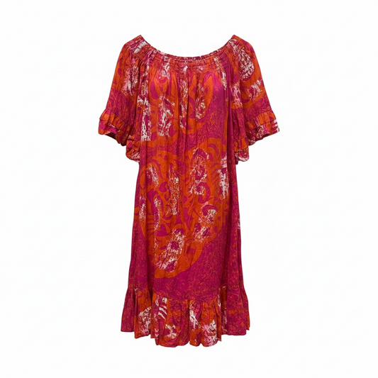 (Size 26) Hand-painted Muumuu dress