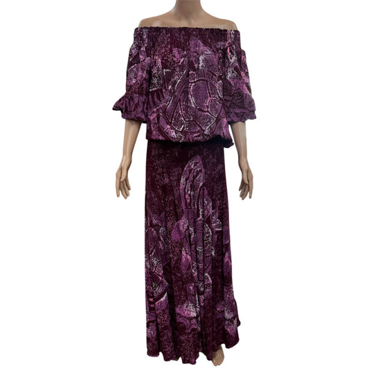 (Size 20) Hand-Painted Waist-band Dress