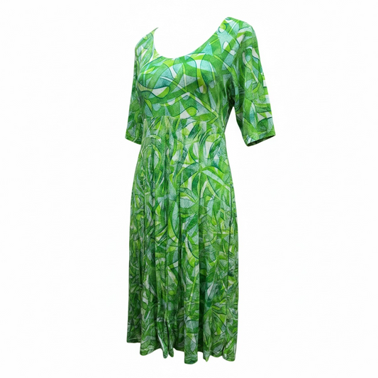 (Size 20) Hand-Painted A-Line Dress