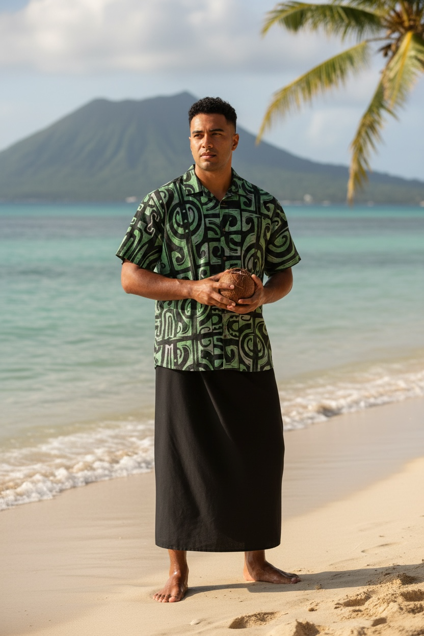 Emerald Geo Men’s Shirt