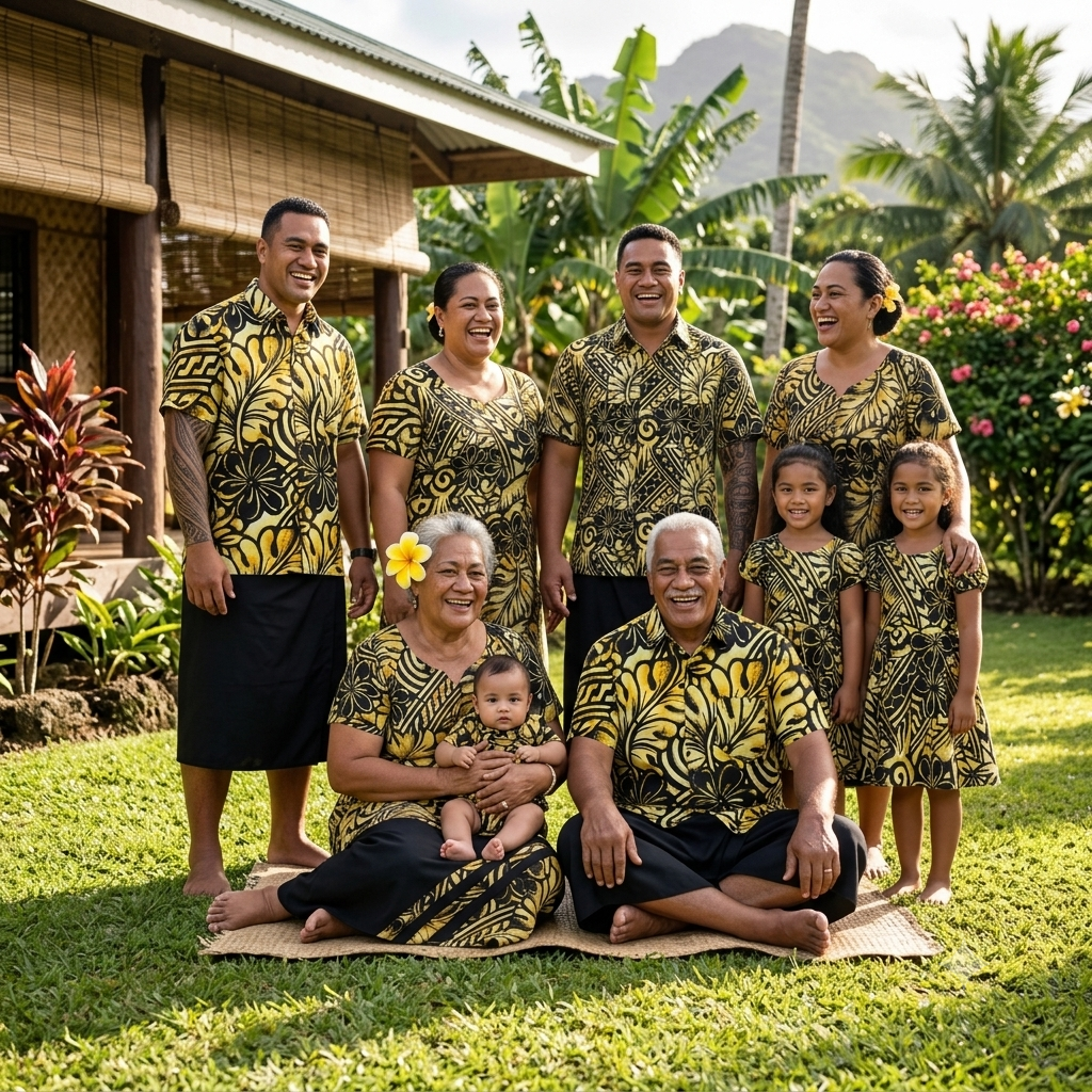 Men’s Bula Shirt (Yellow)