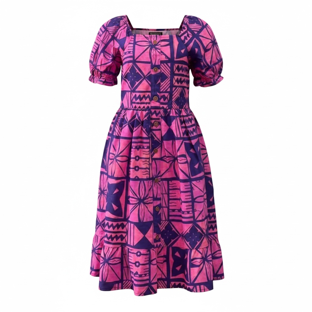Lomai - Grape Girls Dress